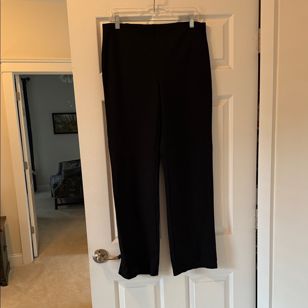 Eileen Fisher black straight pants size m